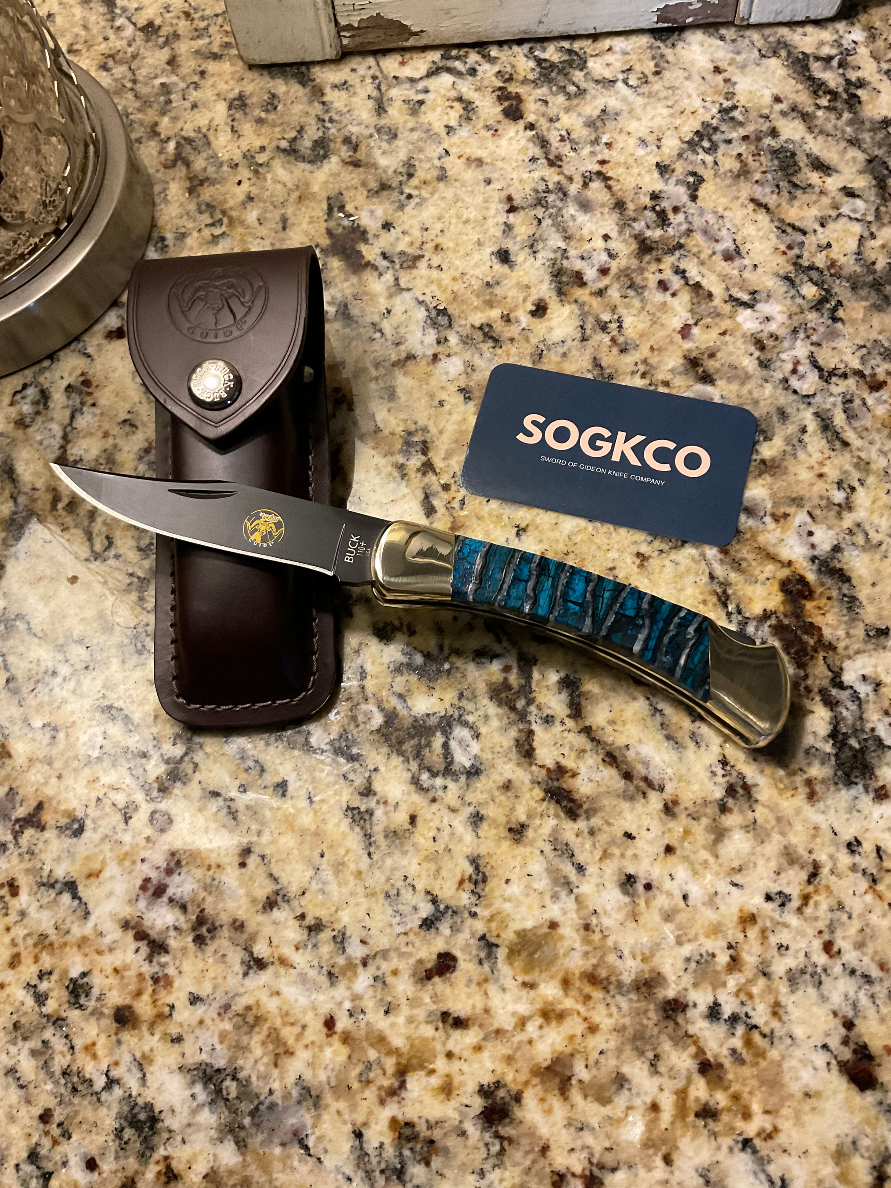 Buck Custom Alaskan Guide with Vine work