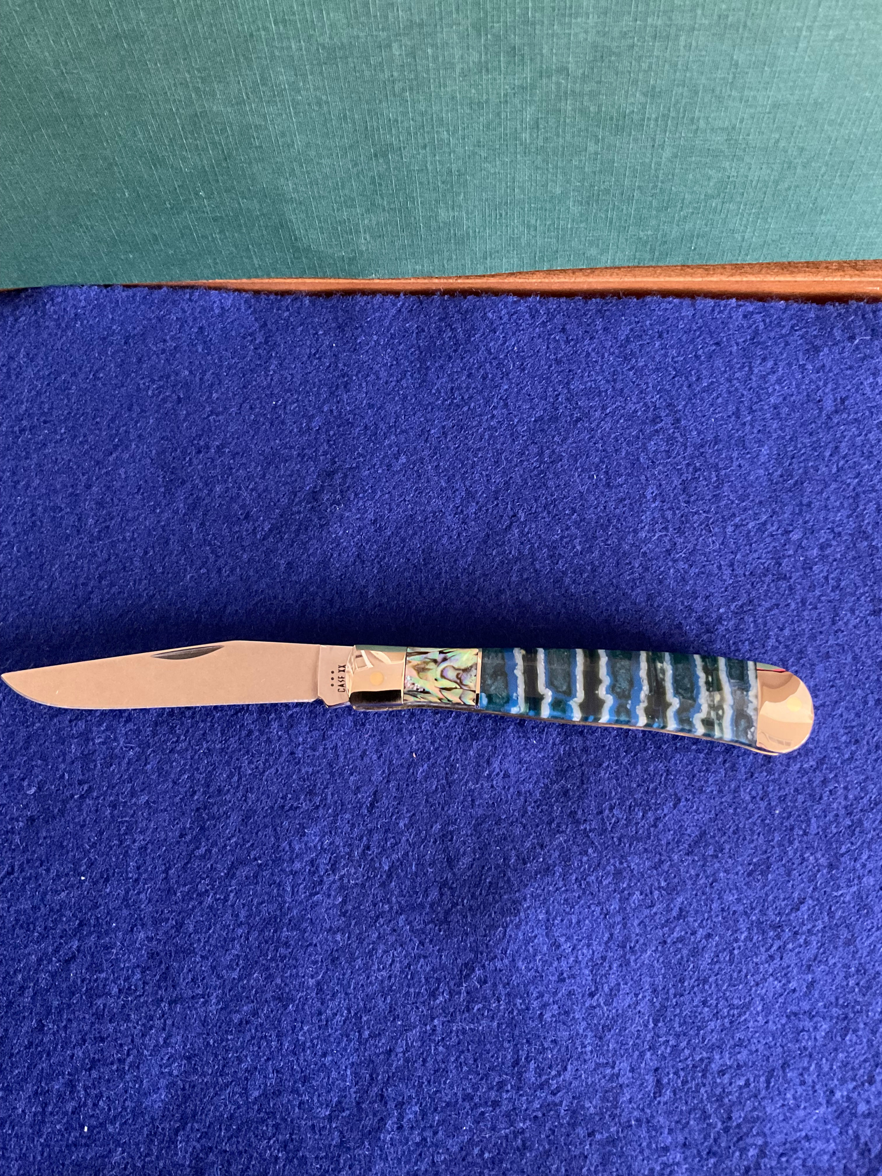Case Abalone, Mammoth Tooth & Bog Oak Trapper