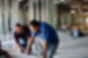 Team members on site