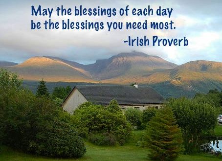 To blessings in abundance