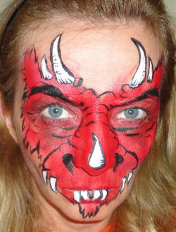 face paint face painting halloween