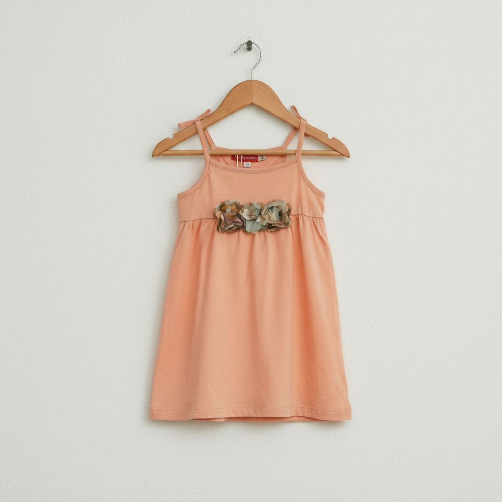 Mini Robe Fille - Orange