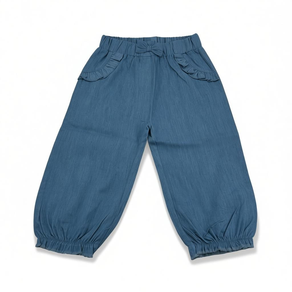 Pantalon Fille - Bleu