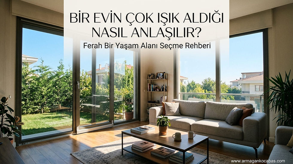 Şehir manzaralı modern bir ofiste, masasında e-Devlet kapısı üzerinden rayiç değer sorgulama ekranı açık olan bir bilgisayarla çalışan profesyonel bir kadın figürü. Masanın üzerinde "Tapu Senedi", hesap makinesi, akıllı telefon ve "Rayiç Bedel Rehberi" kitapçığı görülüyor. Görselin üstünde büyük harflerle "Rayiç Bedel Nedir? Nasıl Öğrenilir? Emlak Alım Satımında Bilmeniz Gerekenler" başlığı yer alıyor.