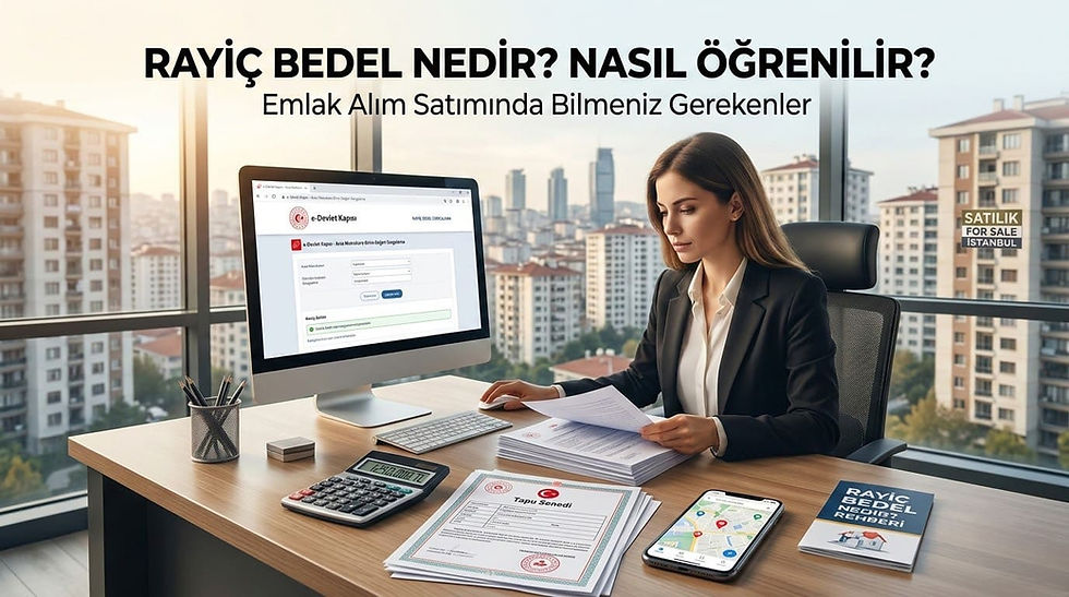 Rayiç Bedel Nedir? Nasıl Öğrenilir? Emlak Alım Satımında Bilmeniz Gerekenler
