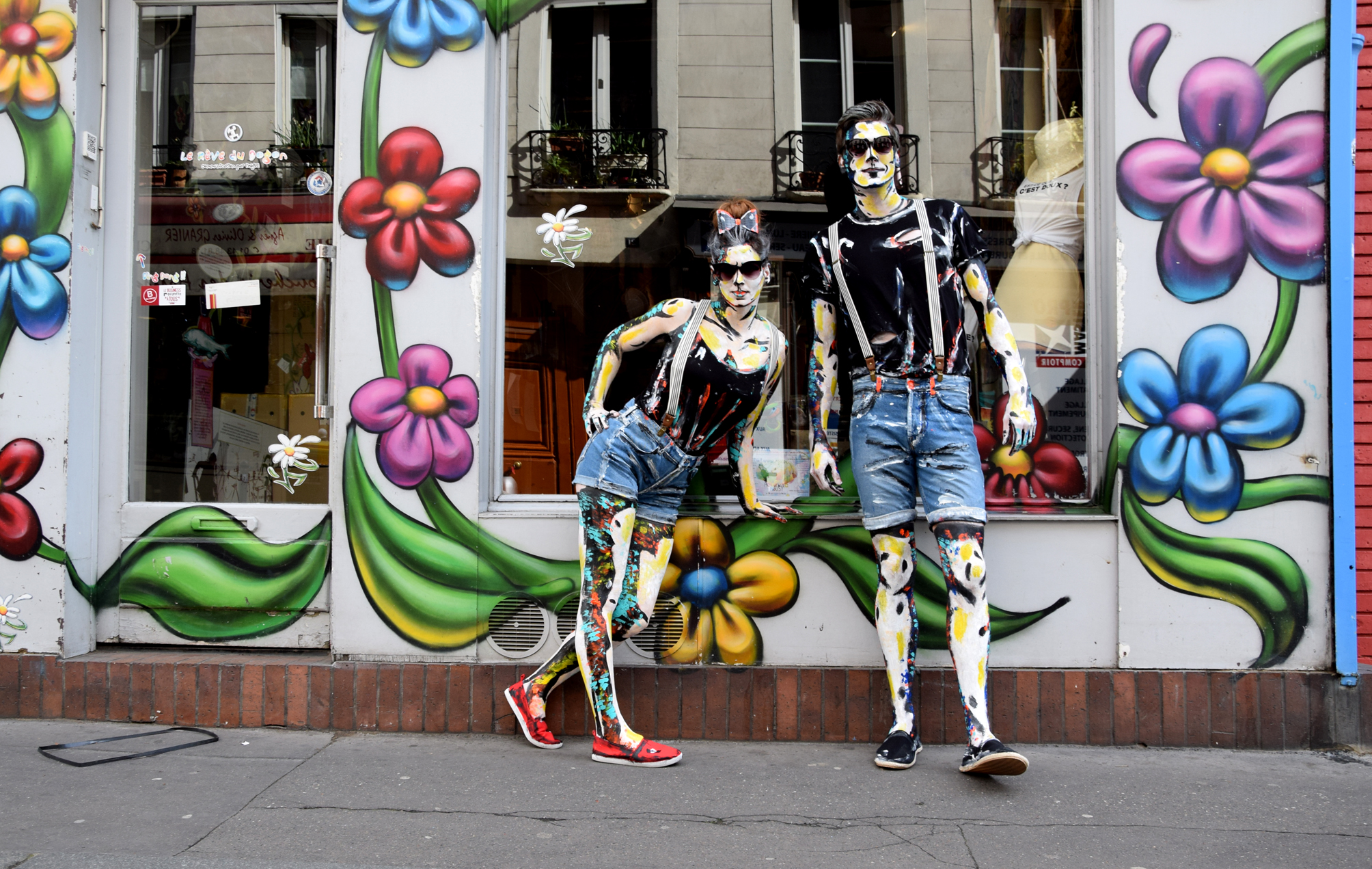 Body painting, Paris, April 2017