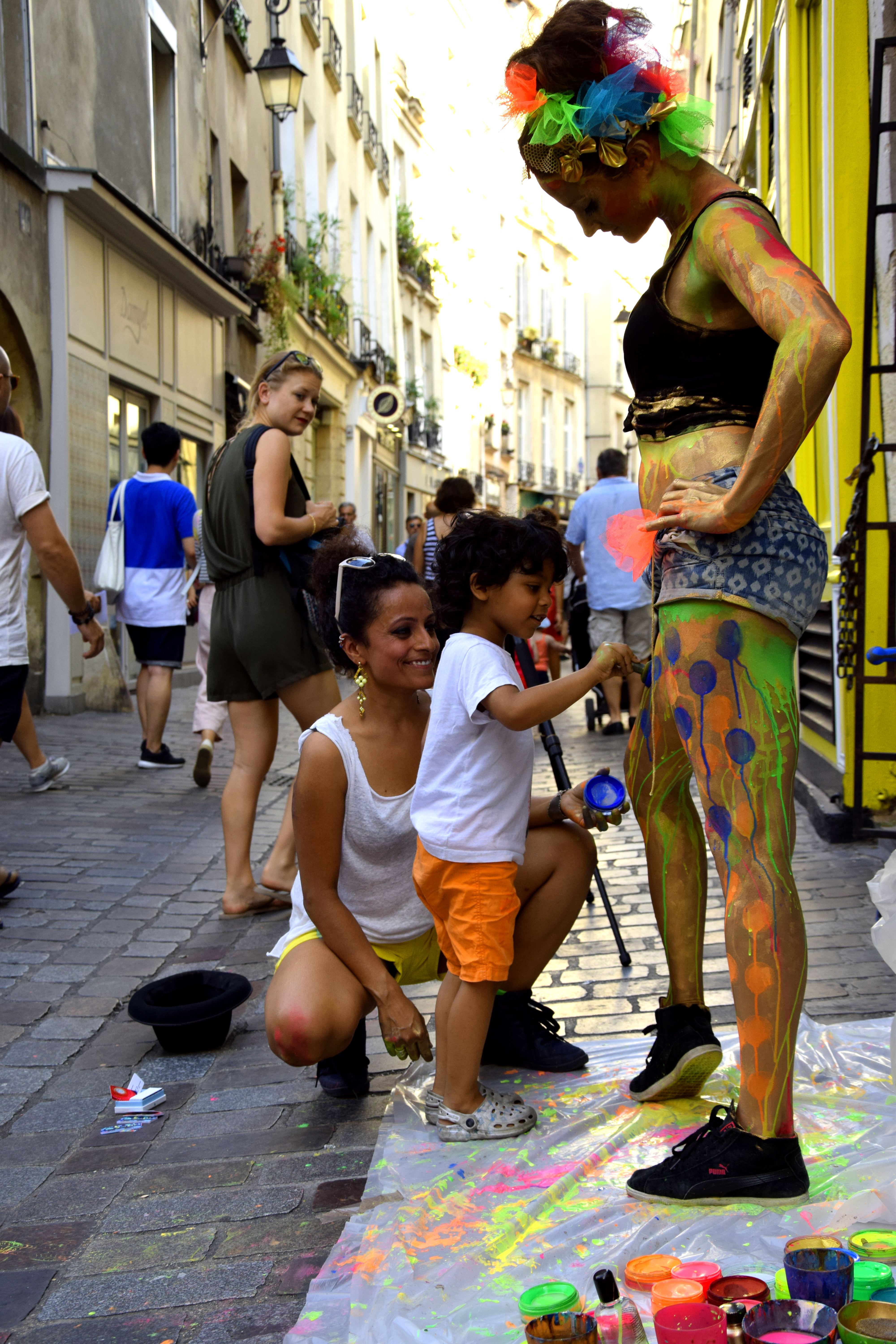 Street show, Le marais, Paris