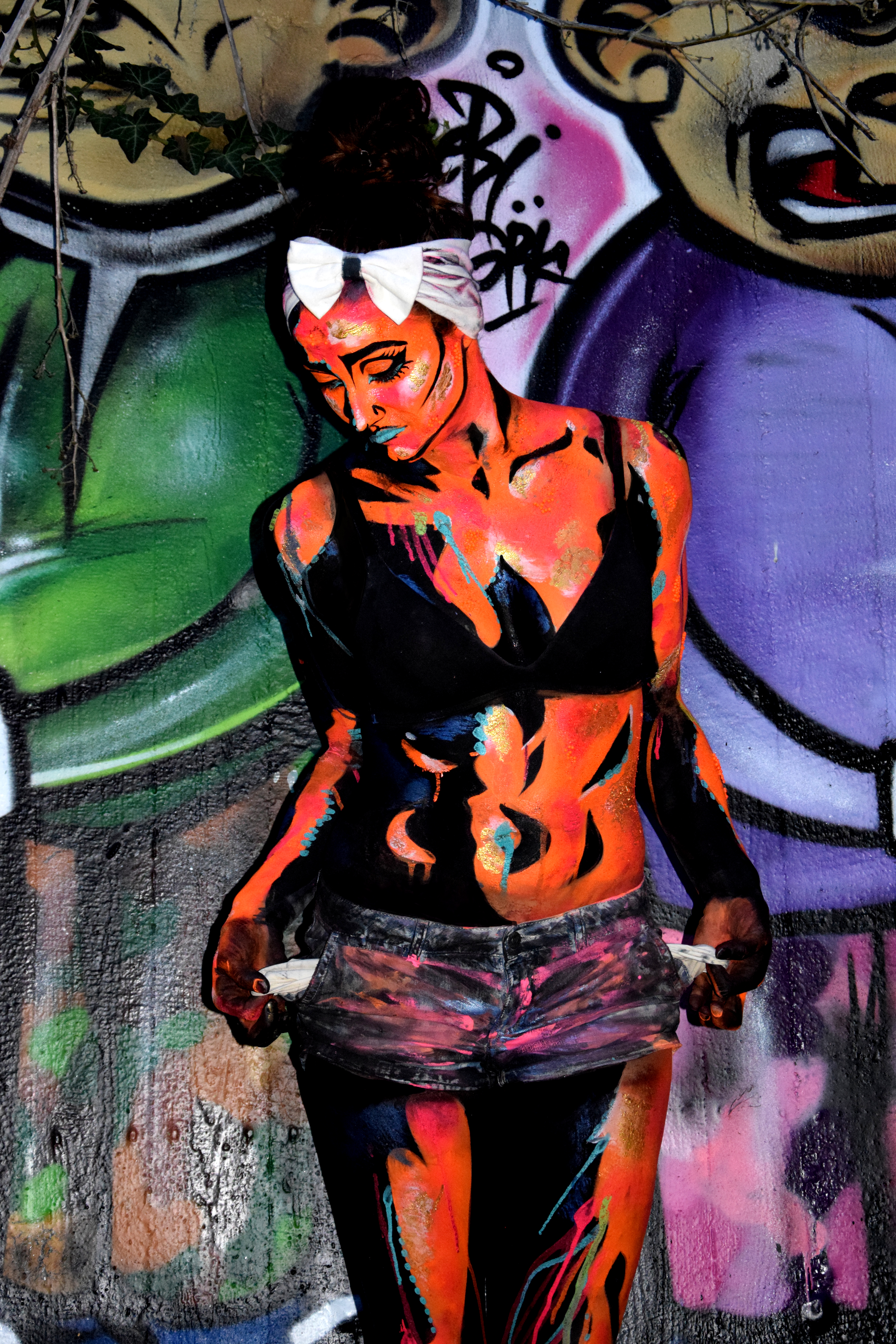Power pop girl, Paris, Sep 2016