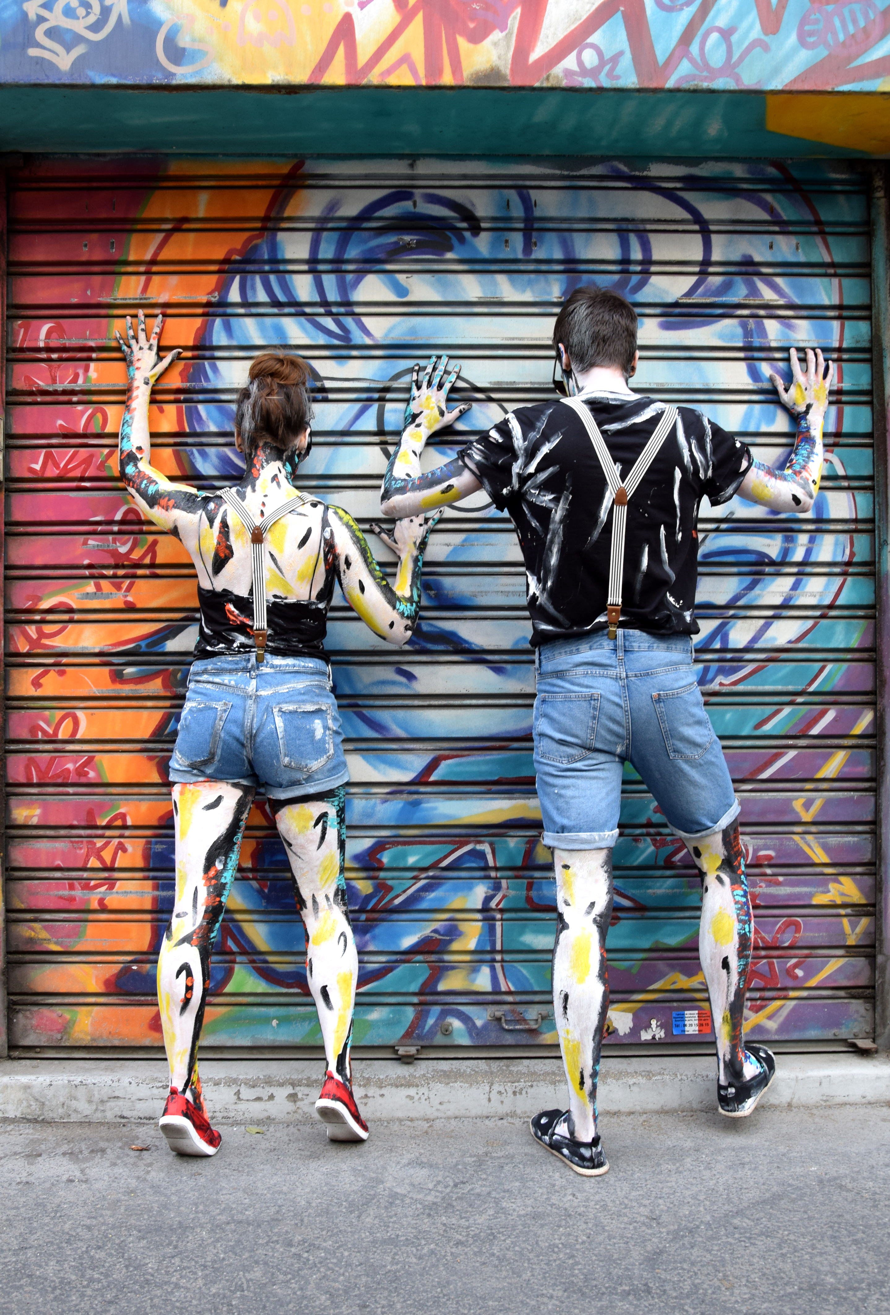Body painting, Paris, April 2017