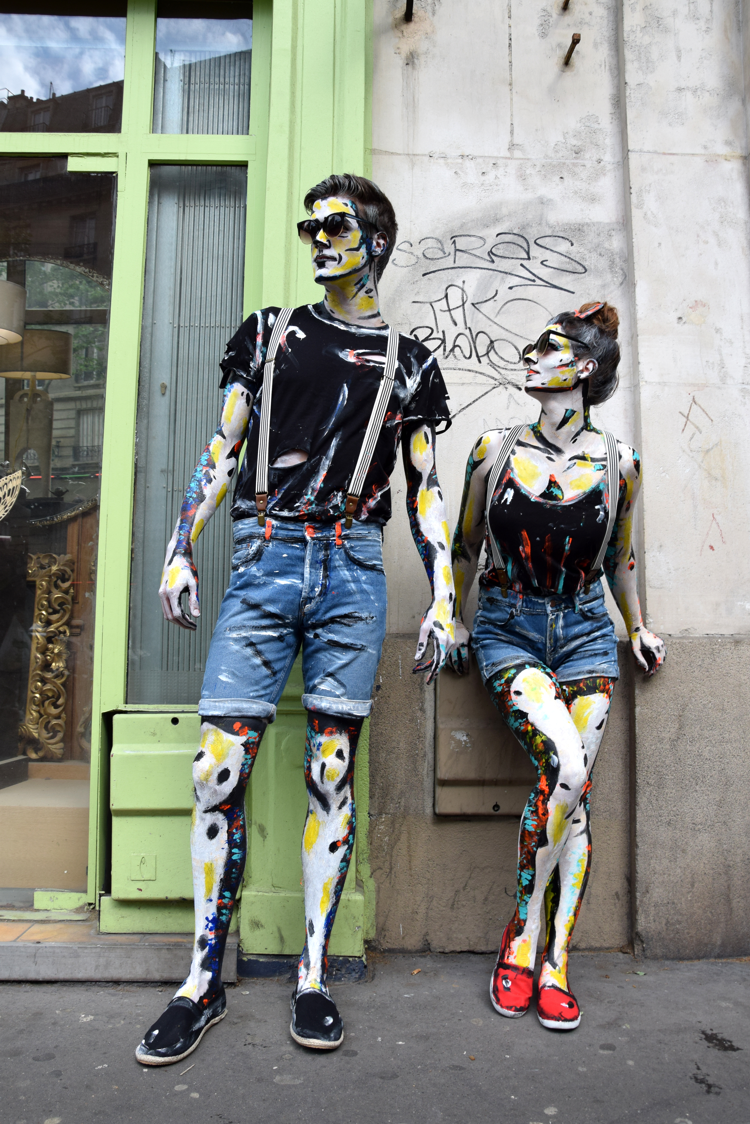 Body painting, Paris, April 2017
