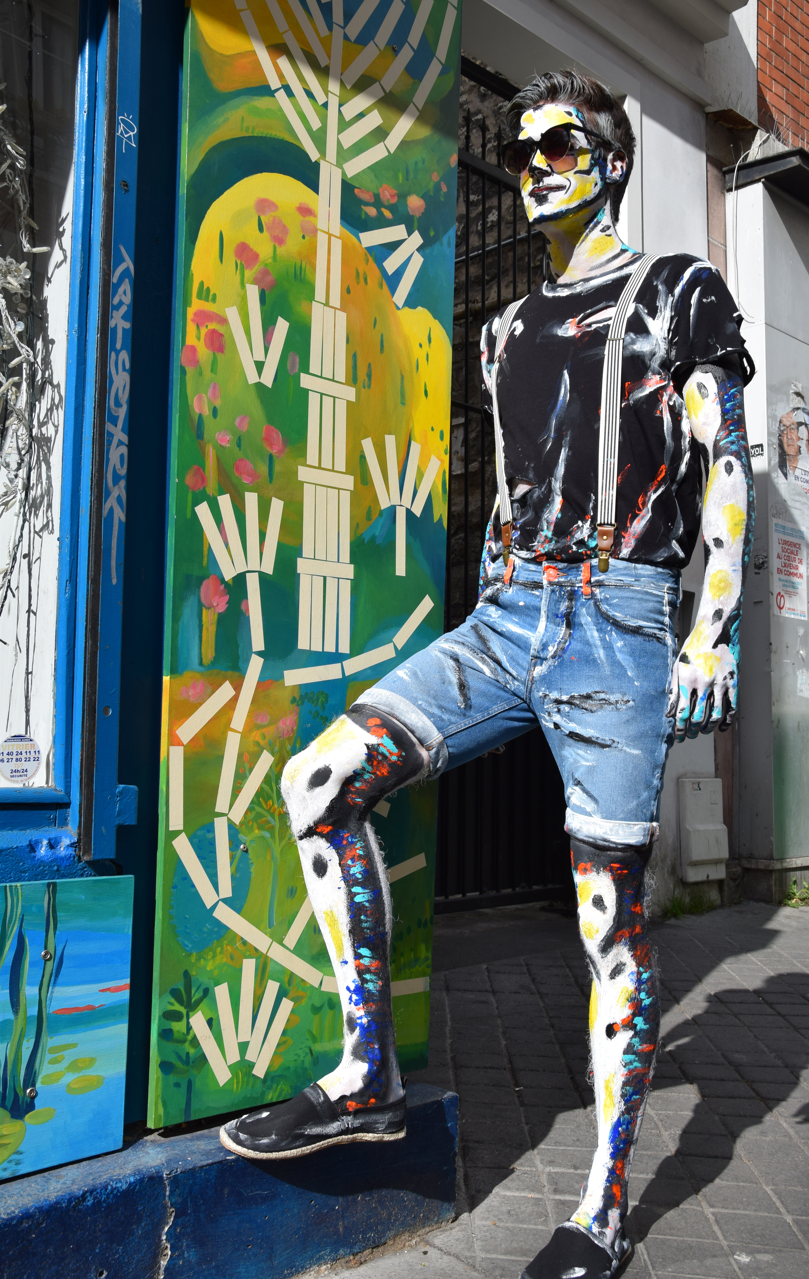 Body painting, Paris, April 2017