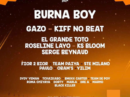 Burna Boy @ STELL’AIR FESTIVAL Abidjan, Côte d'Ivoire - 20/01/24