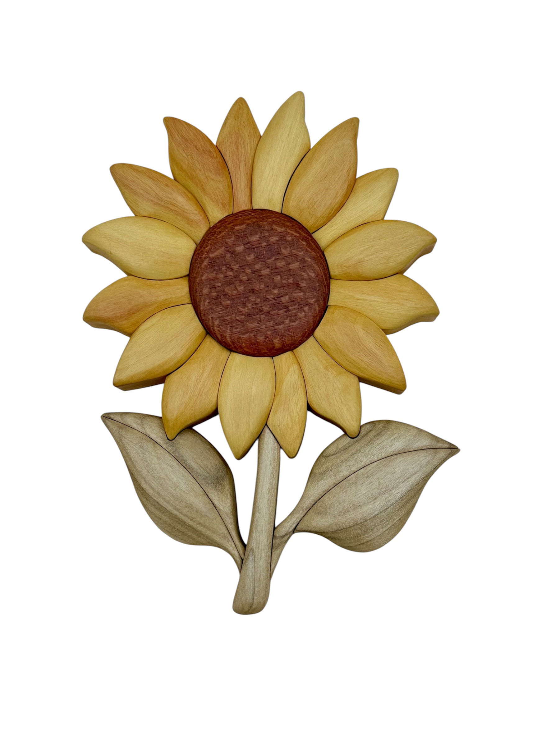 Sunflower Bloom - Beginner Intarsia Pattern Digital File