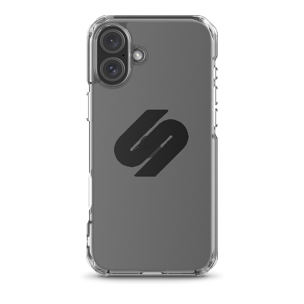 Thumbnail: Smartphone in clear protective case with logo