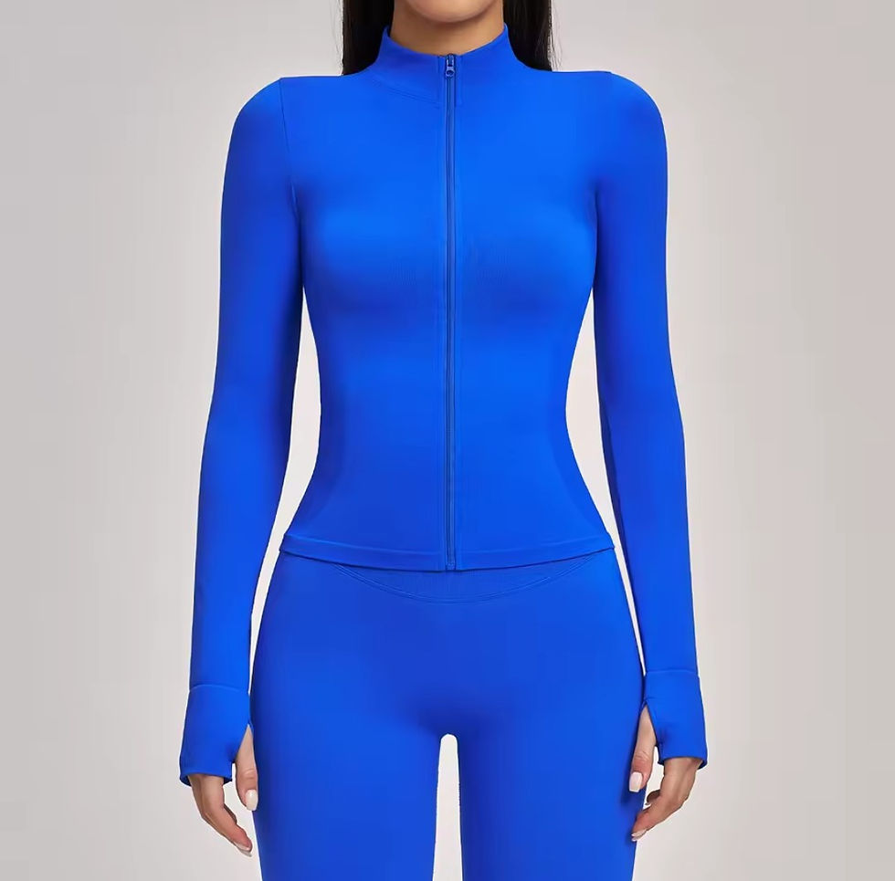 Thumbnail: Women's long-sleeve jacket with zipper
