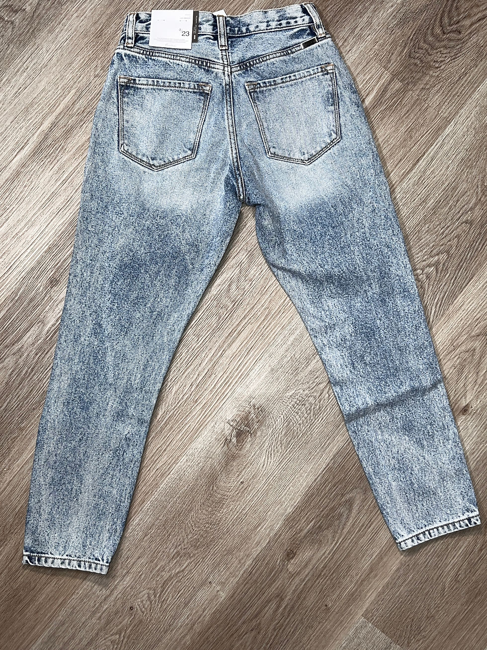 Thumbnail: Olivia Distressed Mom Jean (Straight)