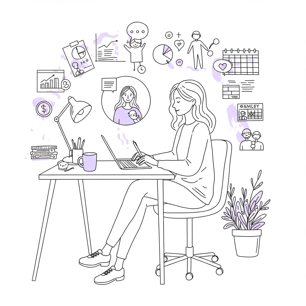 Balancing family & biz in your <specific niche></specific niche>? This roadmap’s for you! Ditch overwhelm & build a thriving empire. Get the tactical tips now!