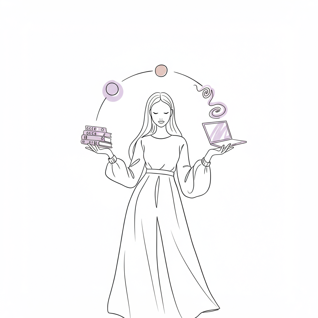 Struggling to juggle business & family chaos? Find resilience & systems that work. GCSE stress & biz growth have more in common than you think!