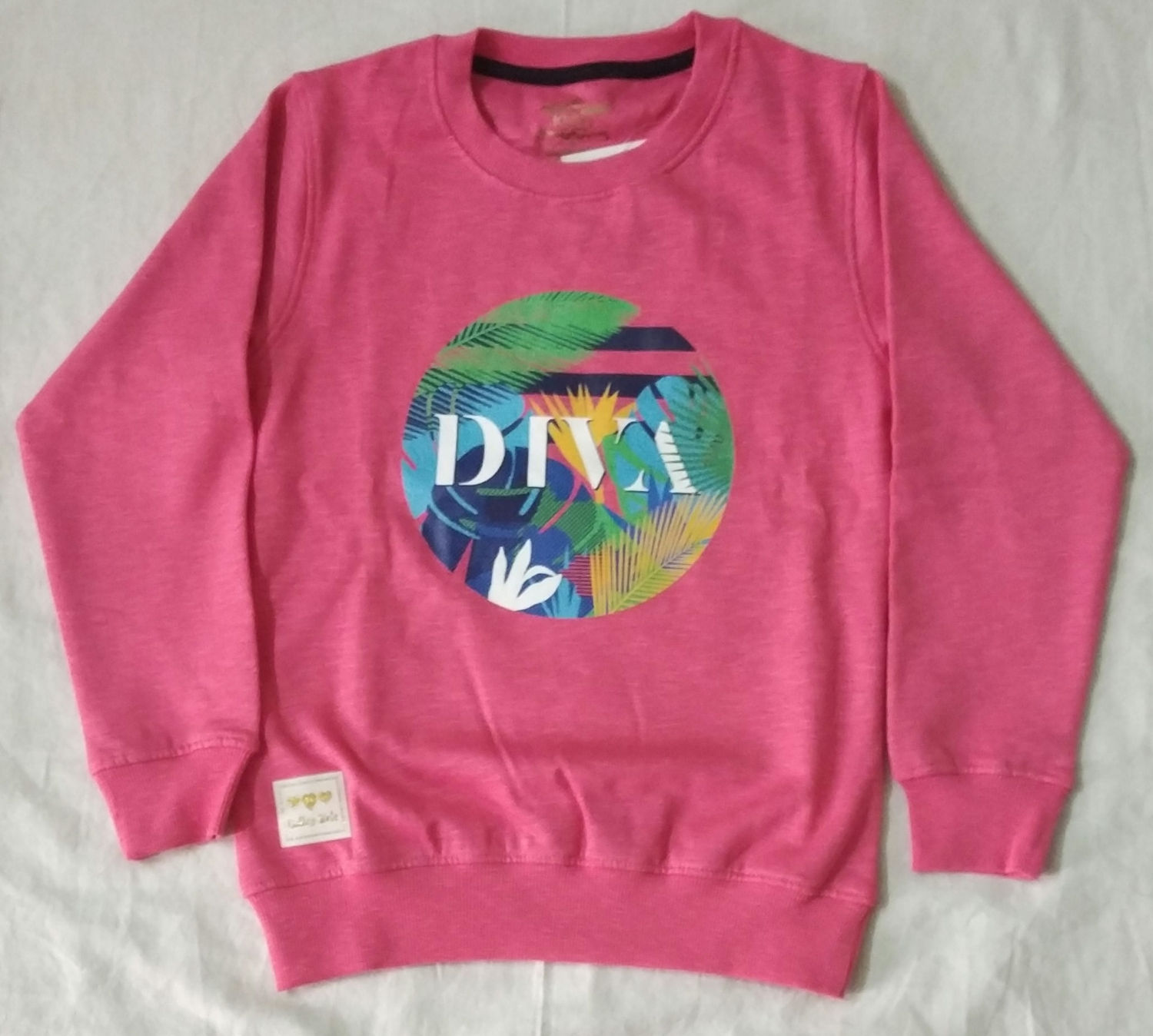 Girls Sweat Shirt without Pocket