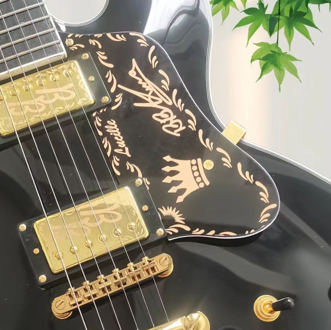 Electric Guitar Black BB King Gold hardware signature guitar