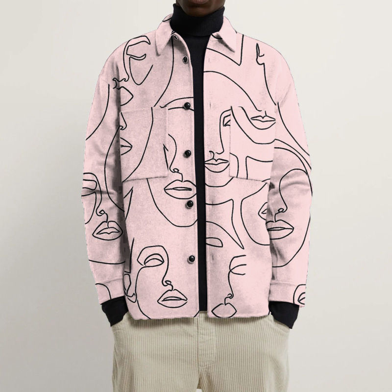 Miniatura: Men’s Printed Streetwear Jacket – Spring 2025 Edition