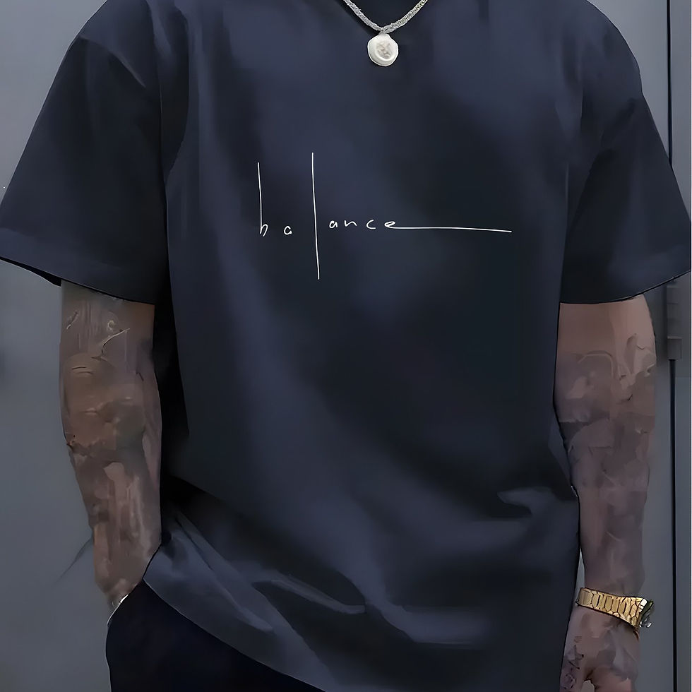 Miniature : Men's summer 100% pure cotton fashionable casual sports loose trend balance lett