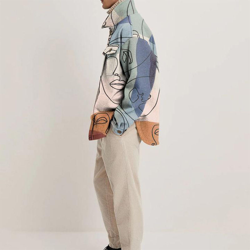 縮圖：Men’s Printed Streetwear Jacket – Spring 2025 Edition