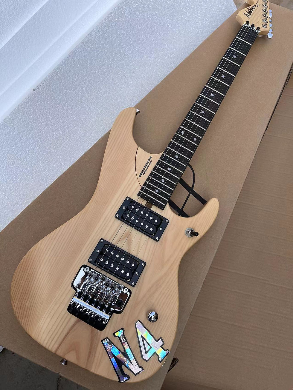 サムネイル： Custom N4 Nuno Bettencourt Electric Guitar Humbucker Twin-Blade Pickup Abalone D