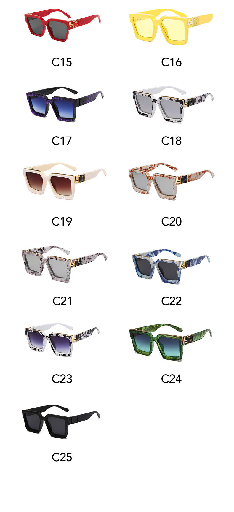 Miniature : Luxury Street Style Millionaire Sunglasses