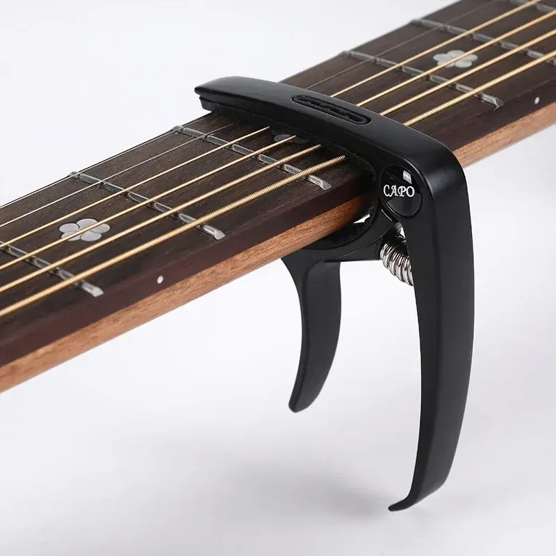 Miniatyrbilde: Excellent Metal Guitar Capo Adjustment Clip Guitar Capo for Acoustic Electric Gu