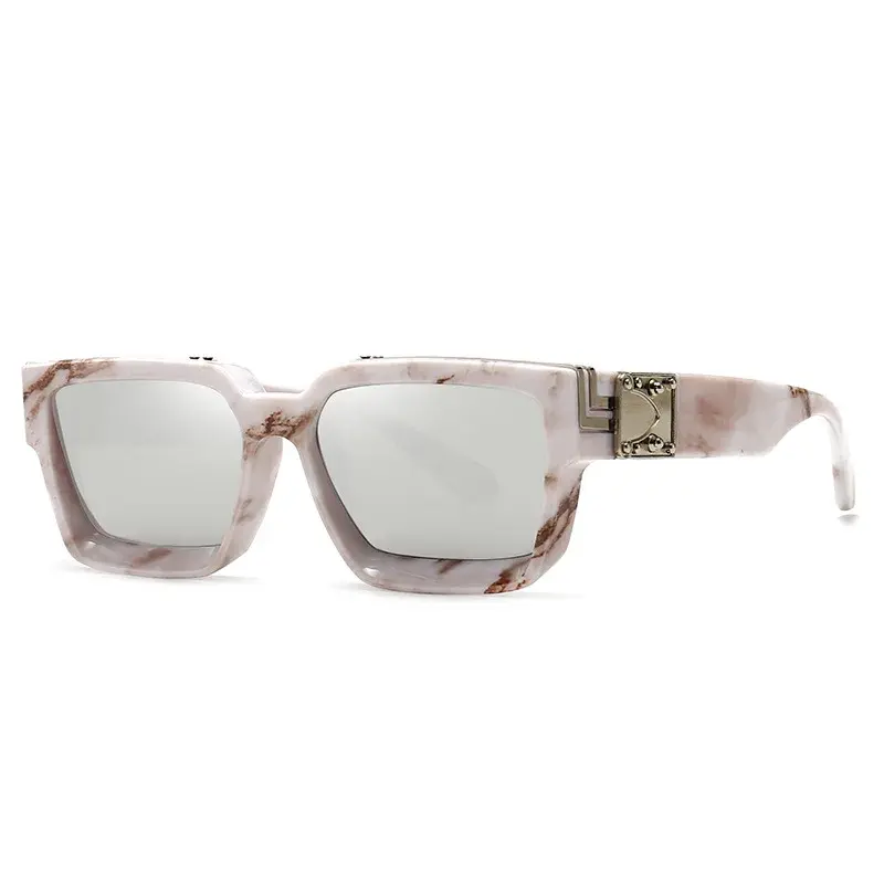 Miniatura: Tinted Faded Brown Sunglasses Front View