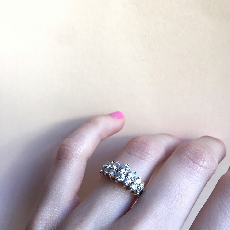 Miniatura: Anillo Catalina de Diamantes