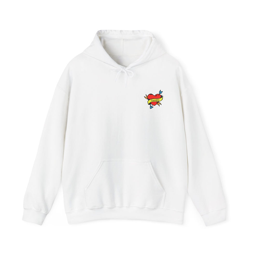 Thumbnail: Custom Valentines Heart - Hoodie