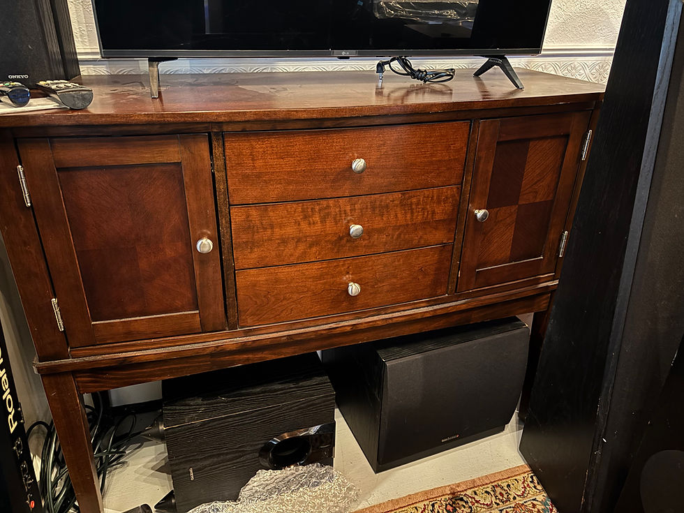 Thumbnail: wood tv stand