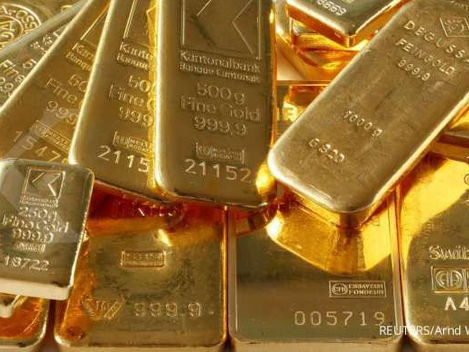 RIFAN FINANCINDO - Harga Emas Terkoreksi Tipis Pada Perdagangan Rabu Pagi
