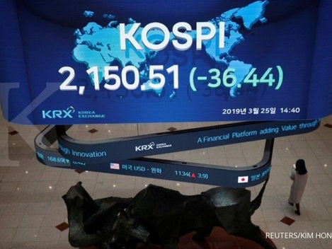 RIFAN FINANCINDO - Bursa Saham Korea Selatan Tergelincir Menuju Pekan Terburuk Sejak Maret 2020