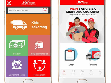 PT. Rifan Financindo Berjangka - Aplikasi Mobile J&T Express Baru Tetap Dilengkapi Fitur Trackin