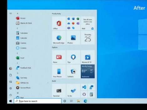 RIFAN FINANCINDO - Microsoft umumkan desain baru menu "Start" Windows 10