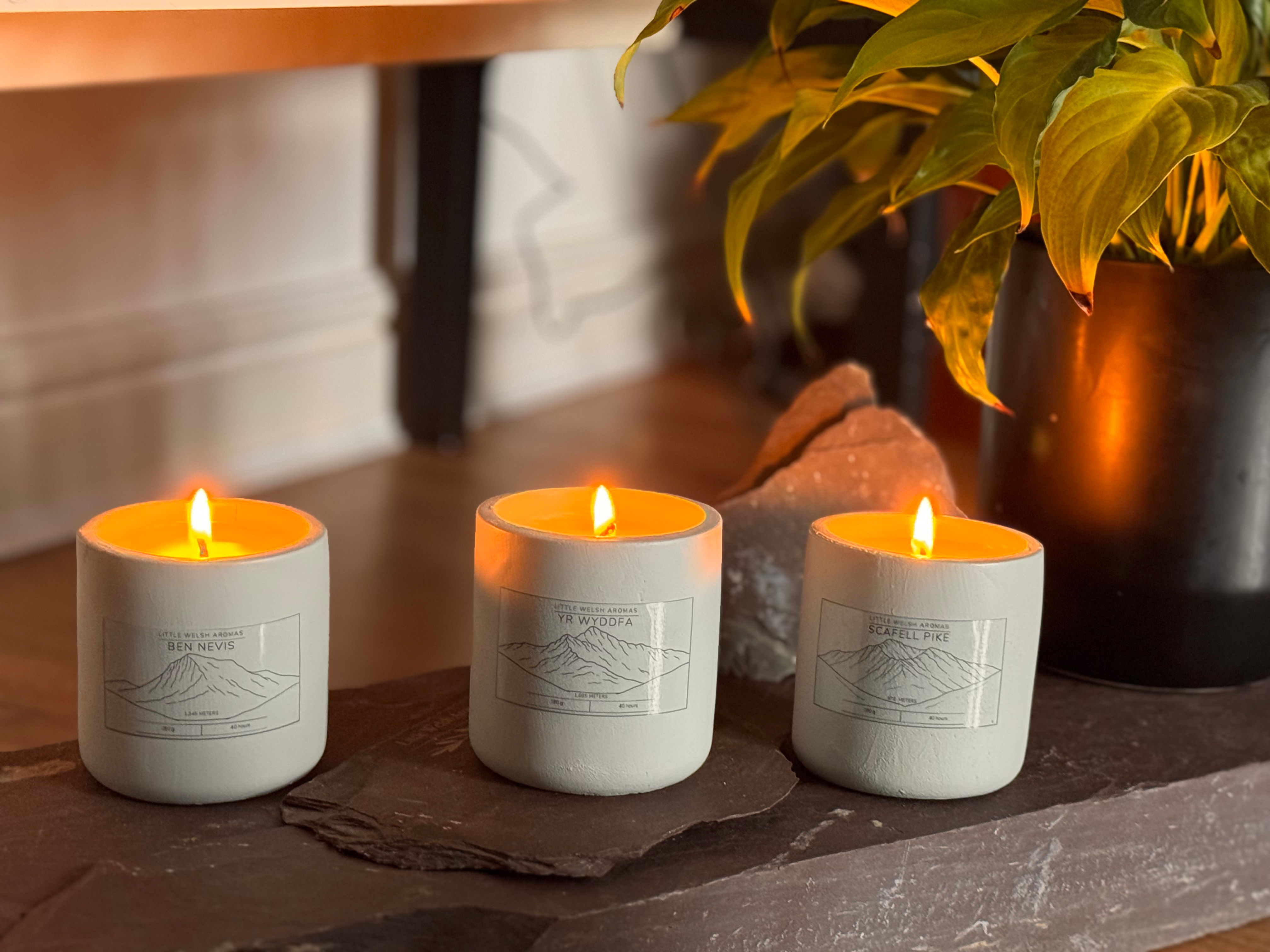 The 3 Peak Candle Collection