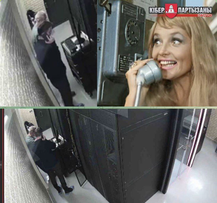 Khimvolokno employees attempt to “resuscitate” the data center — security camera footage