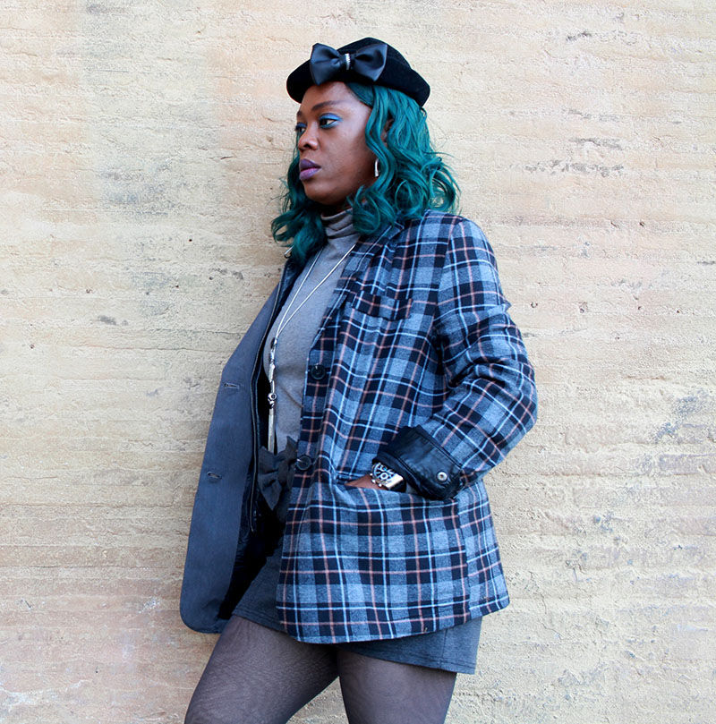 Sur mon blog iamdianeniangoran, je présente ma tenue de la semaine composée principalement d'une veste à carreaux bi-ton.