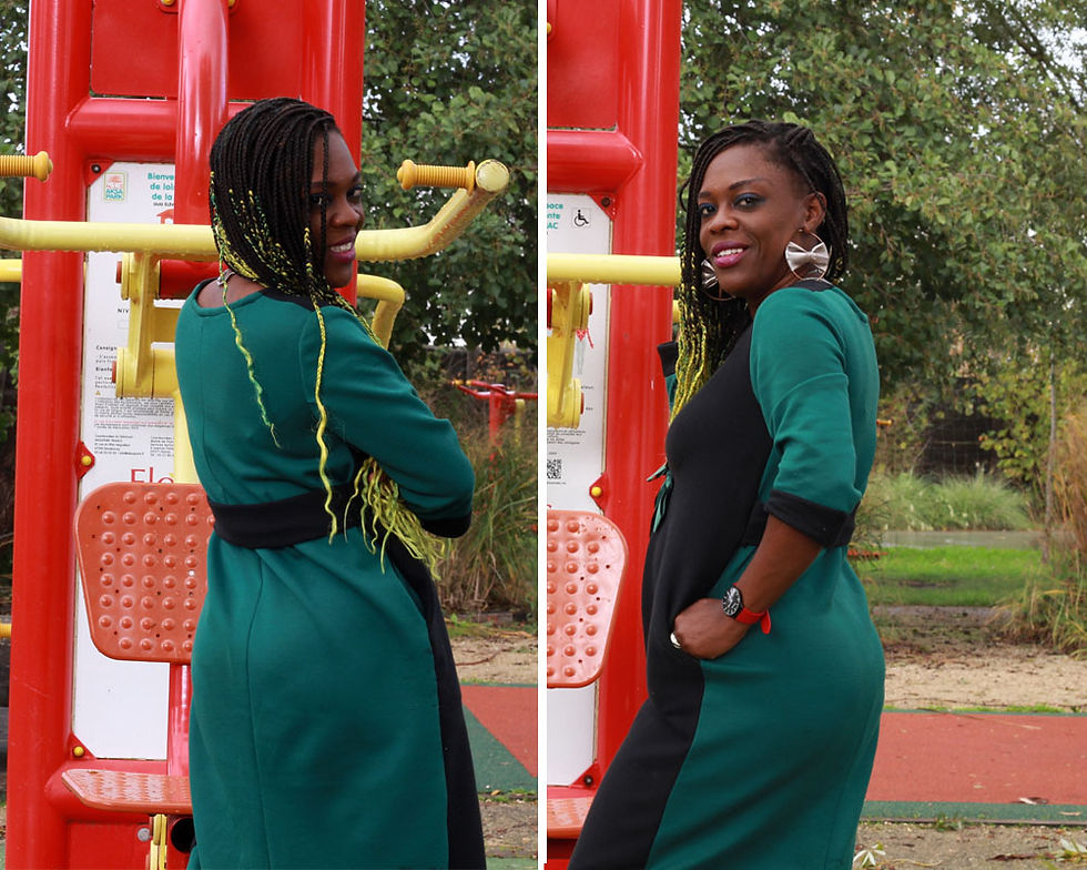 sur mon blog , je présente ma robe bibina que j'ai réalisé