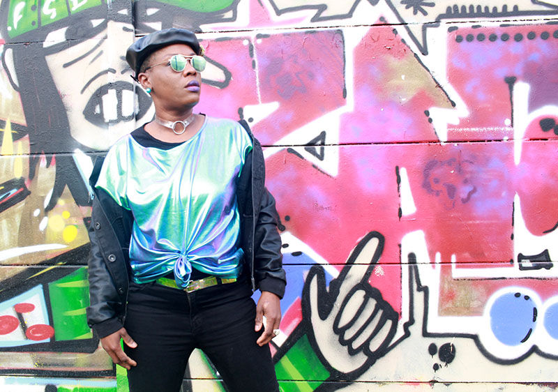 iamdianeniangoran,sur mon blog, je vous présente une tenue ,un style,une mode holographique