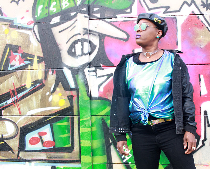 iamdianeniangoran,sur mon blog, je vous présente une tenue ,un style,une mode holographique