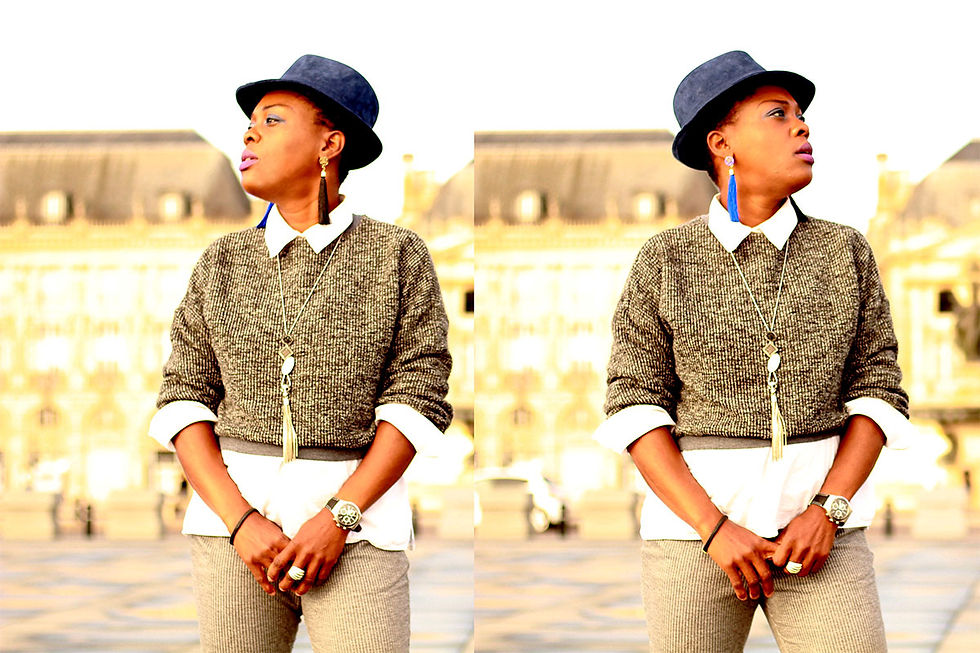 iamdianeniangoran,sur le blog,je porte un chapeau fedora