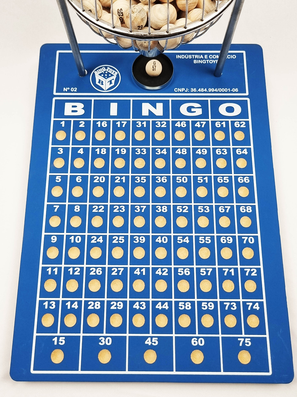 Miniatura: Bingo Médio Nº2 Cromado
