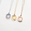 Thumbnail: Personalized Rotating Circle Necklace