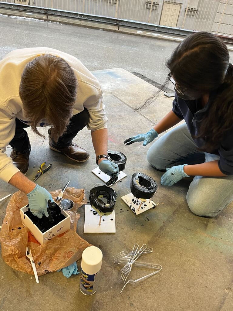 Applying Plasti-Dip Coating to Foam Masks