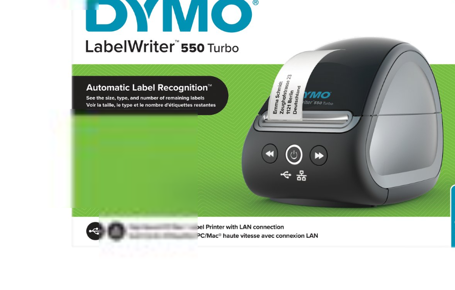 Miniatura: Impresora de etiquetas DYMO® LabelWriter™ 550 Turbo