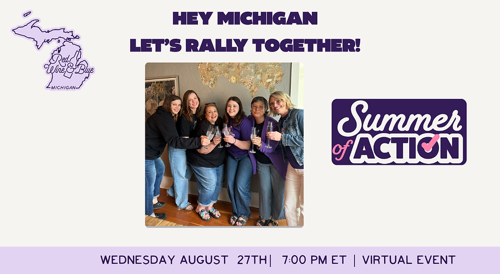 Red Wine & Blue - Hey Michigan- Let’s Rally Together!